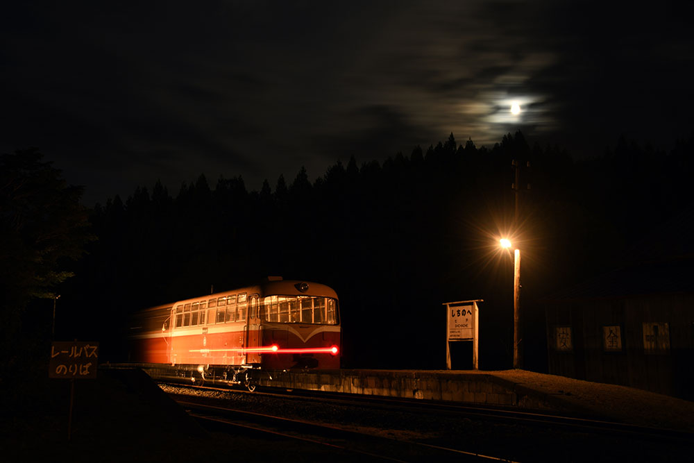 レールバス 夕暮れ撮影会 2022秋
